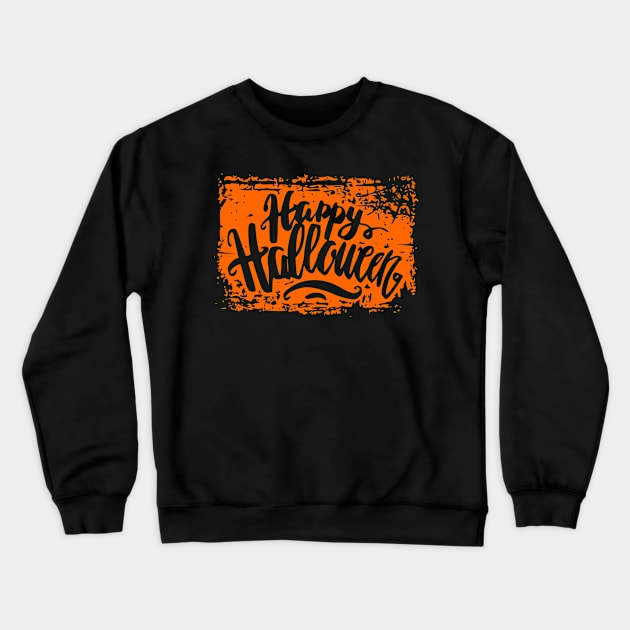 Happy Halloween Crewneck Sweatshirt by Lifeline/BoneheadZ Apparel